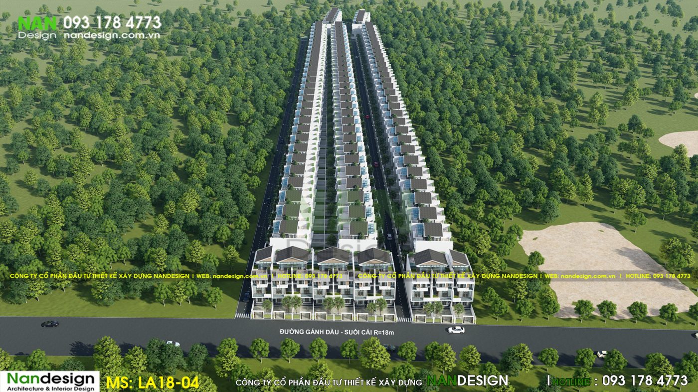 Phối cảnh 3d tổng thể dự án - KDC Donasea Villas 3- Phú Quốc